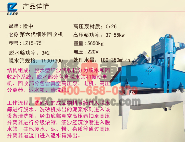 第六代細砂回收機